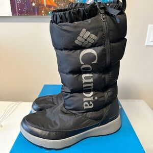 Columbia Black and Gray Winter Boots